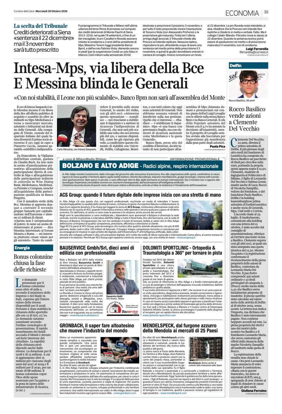 BOLZANO E ALTO ADIGE