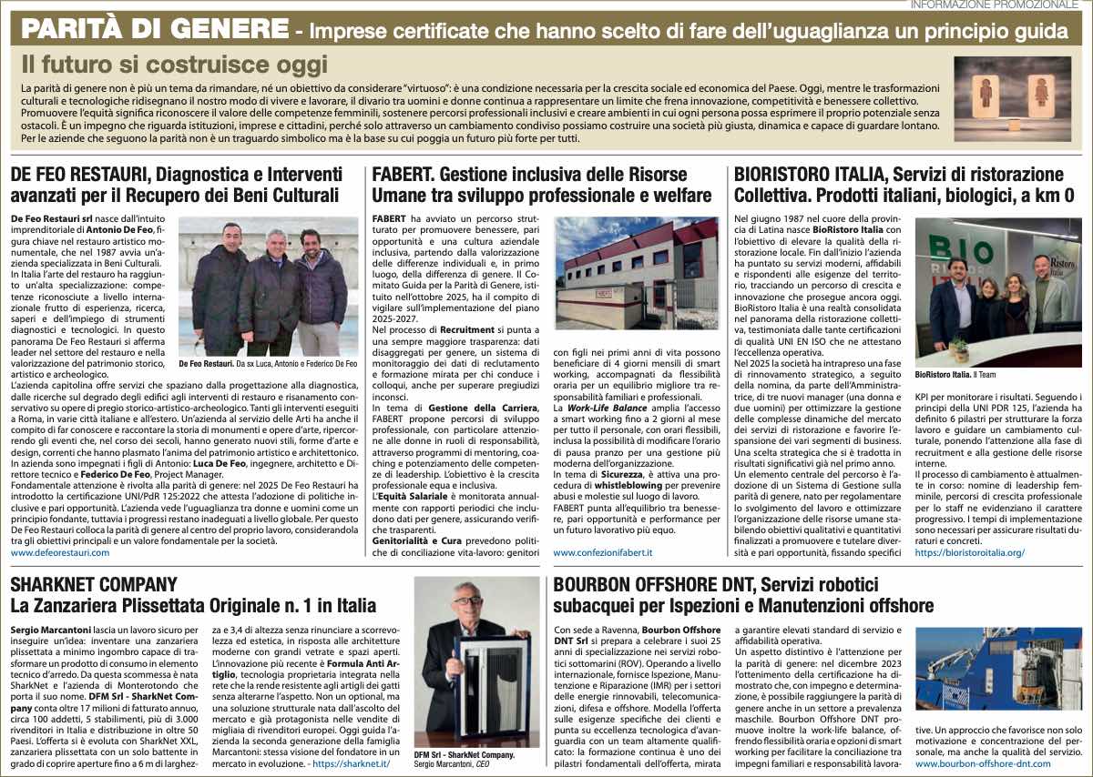 PARITÀ DI GENERE