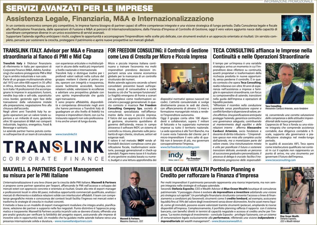 SERVIZI AVANZATI PER LE IMPRESE
