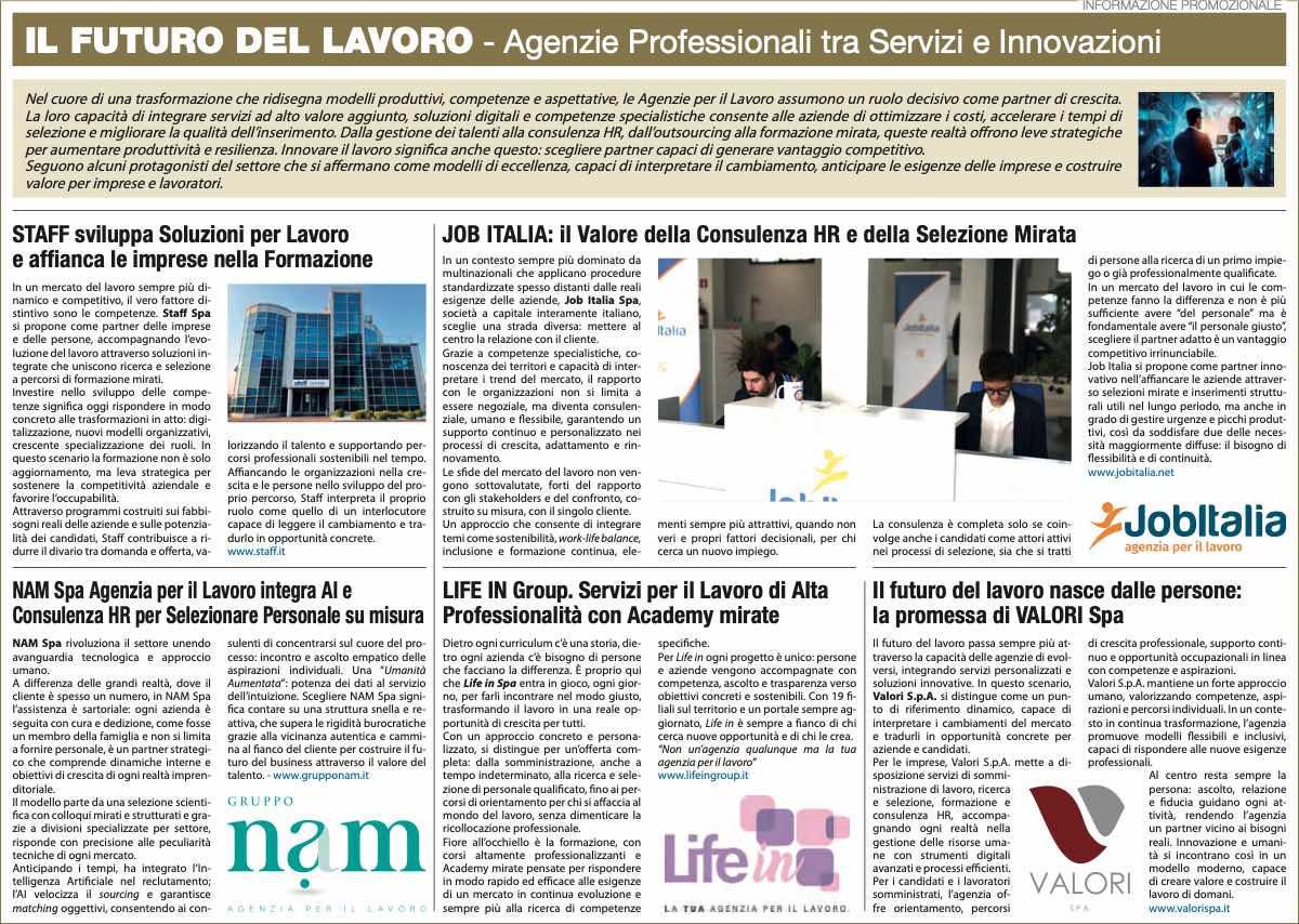 IL FUTURO DEL LAVORO