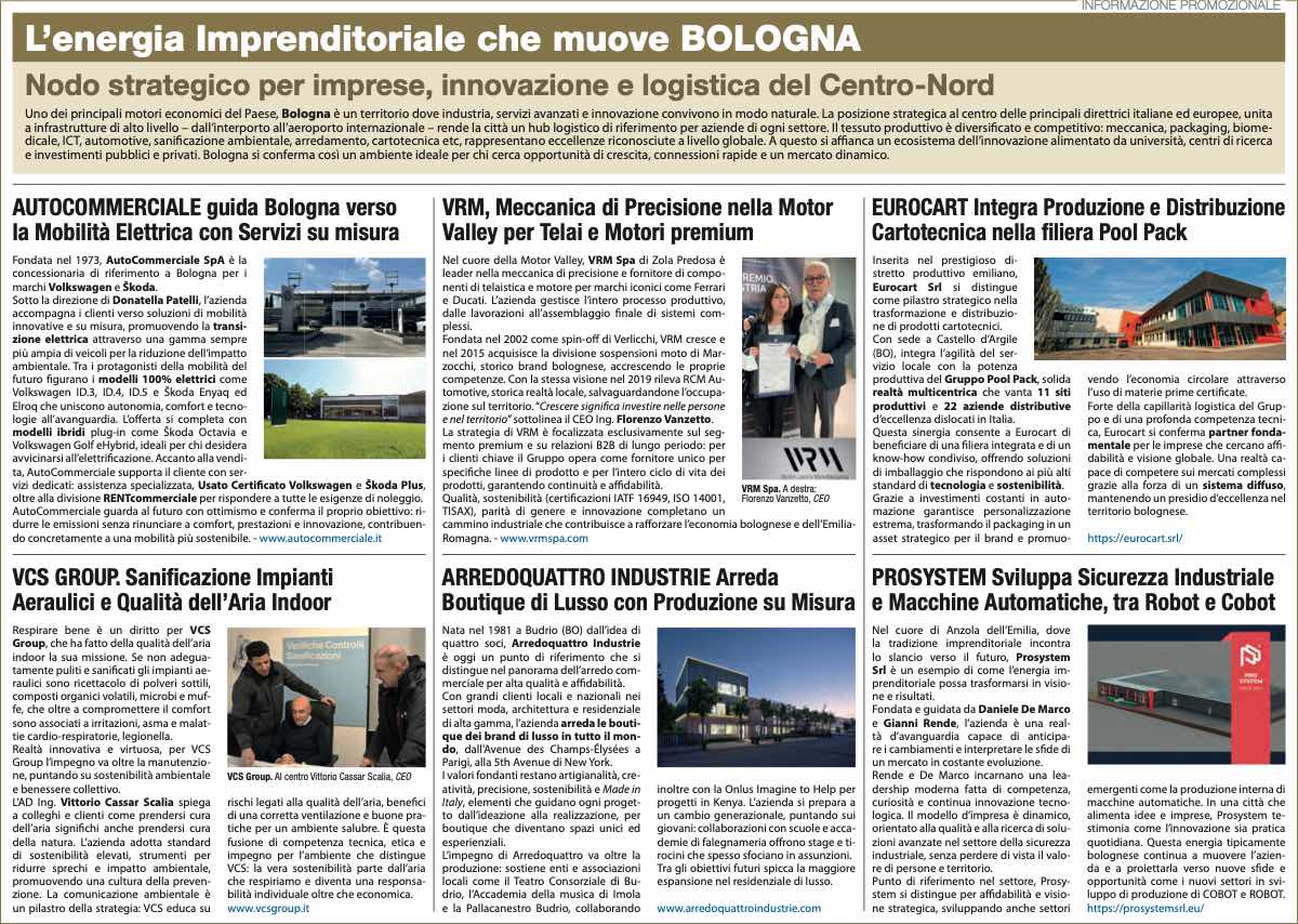 L’energia Imprenditoriale che muove BOLOGNA