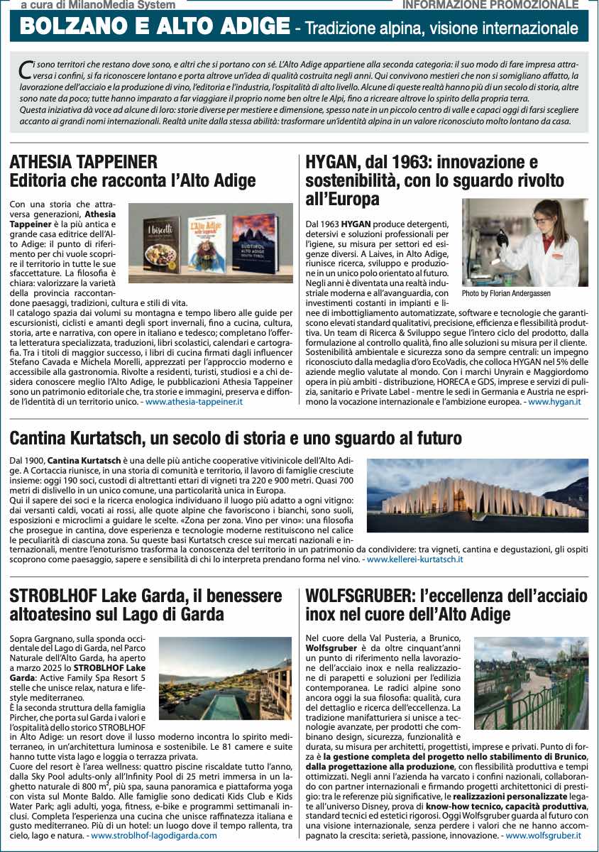 BOLZANO E ALTO ADIGE