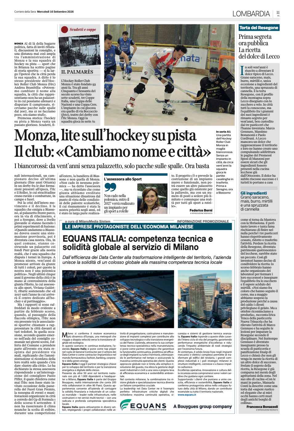 LE IMPRESE PROTAGONISTE DELL'ECONOMIA MILANESE