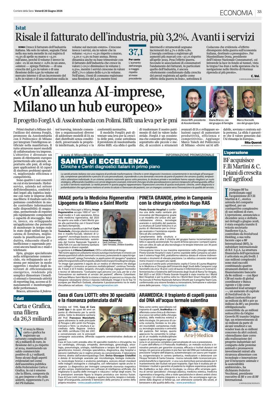 SANITÀ DI ECCELLENZA