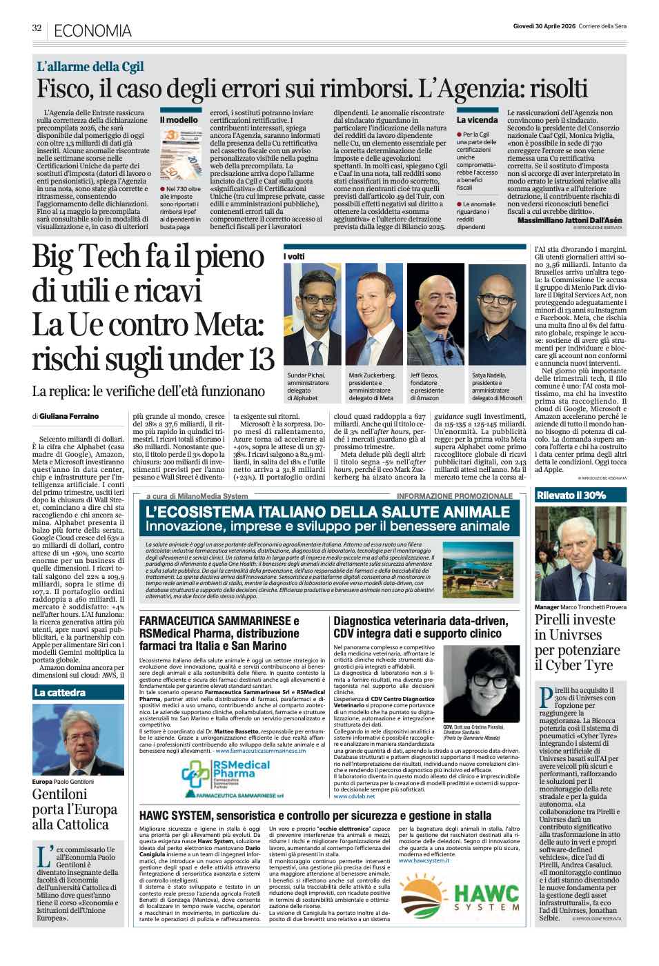 L’ECOSISTEMA ITALIANO DELLA SALUTE ANIMALE