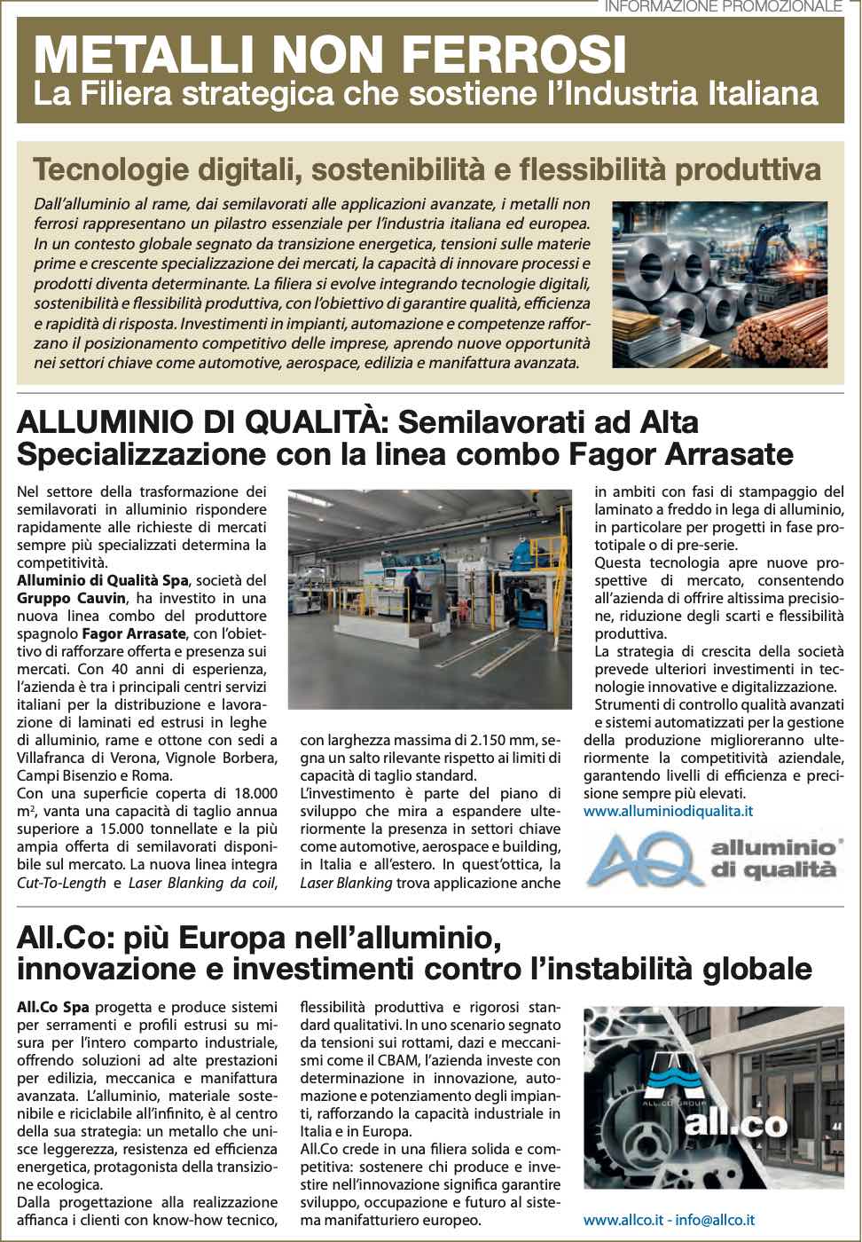 METALLI NON FERROSI